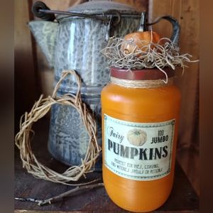 Fairy Pumpkins jar 🫙 art.